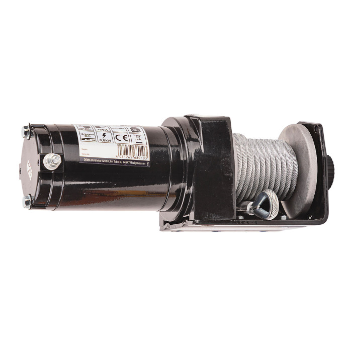 Treuil 0,9 T pour quad, tracteur tondeuse, Holder - 12 V - EW 2000 Treuil 0,9 T pour quad, tracteur tondeuse, Holder - 12 V - EW 2000