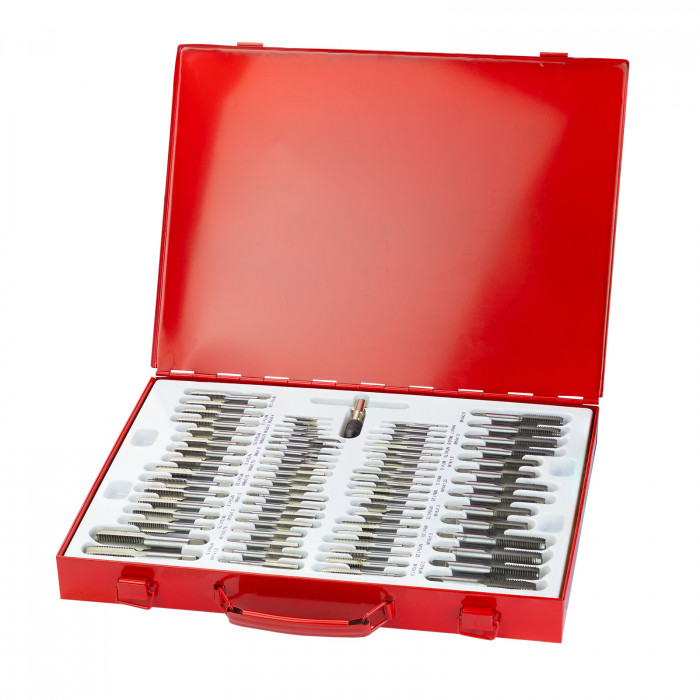 Tarauds et filières 110 pièces en coffret - D20737 - Outillage